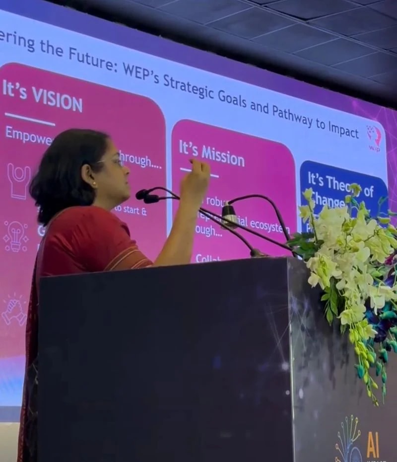 A session at the AI by HER bootcamp programme
