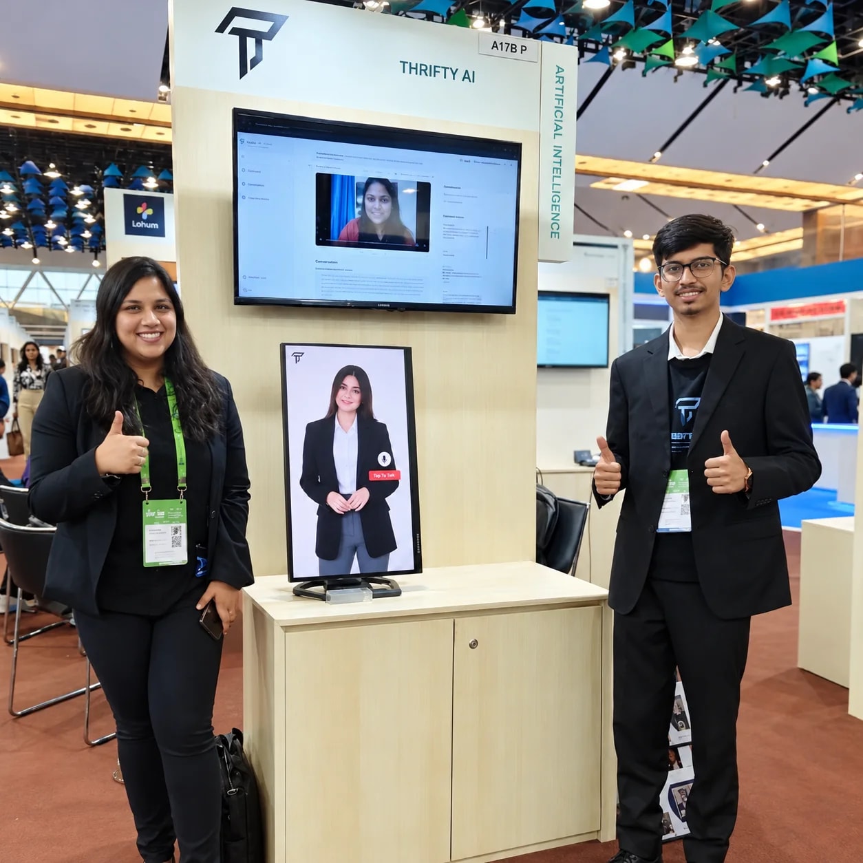 The Thrifty AI team at booth A17B P